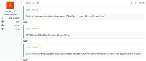 性能飞跃！AMD下代Zen6 CCD采用台积电2nm N2P：IOD为3nm N3P
