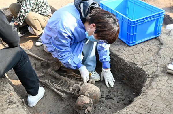 中国最早！河南贾湖遗址发现8000多年前木棺