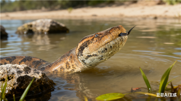 印度发现史前巨蛇化石： 长达15米 超过霸王龙