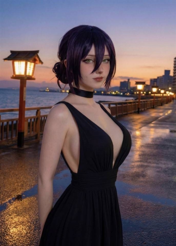 美国小姐姐Cos《电锯人》蕾塞 身材耀眼