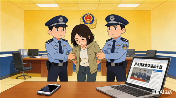 主播为卖课造谣宁波外卖商家集体退出外卖平台：已被行拘