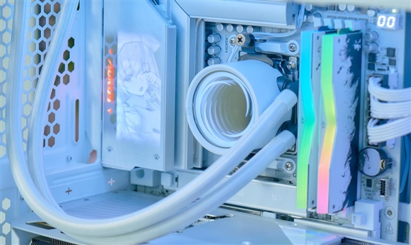 融入雕妹二次元设计！技嘉B850 AORUS ELITE-P ICE主板图赏