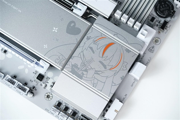 融入雕妹二次元设计！技嘉B850 AORUS ELITE-P ICE主板图赏
