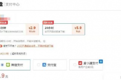 百度网盘单次付费下载服务上线：5分钟收费2.9元 一天5.9元