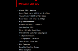华擎偷跑AMD RX 5600 XT：2304个流处理器持平RX 5700