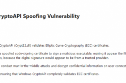 Windows CryptoAPI存在严重安全漏洞 微软推荐用户尽快升级