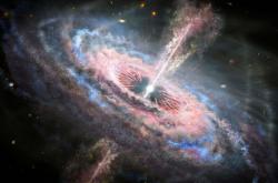 壮观！NASA用哈勃太空望远镜发现横穿星系的类星体海啸