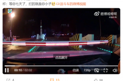 男子国庆卡点免费下高速失败：最后一刻收费栏杆落下