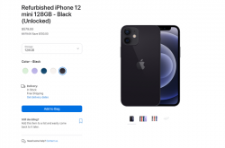 苹果首次开卖iPhone 12 mini官翻机：只便宜不到500块