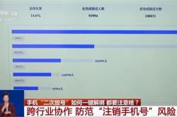 工信部推广“二次号码焕新” 手机号码注销后可一键解绑互联网账号