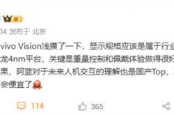 主流手机厂商首款！vivo Vision交互、内容对标苹果
