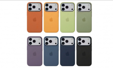苹果iPhone 17 Pro系列官方保护壳曝光：一共8款配色