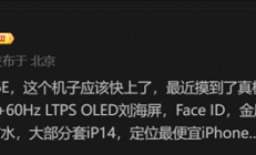 最便宜苹果手机！iPhone SE 4核心配置出炉：6.06英寸60Hz屏＋A18芯片