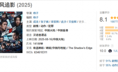 好于95%动作片 成龙新片《捕风追影》预测票房超11亿