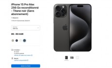 苹果官网上架iPhone 15 Pro Max官翻版：售价近万元