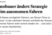 奔驰用了四年时间 发现L3自动驾驶没有未来