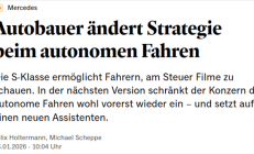 奔驰用了四年时间 发现L3自动驾驶没有未来