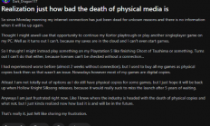 玩家感叹实体游戏消亡：断网一周很多数字游戏不能玩