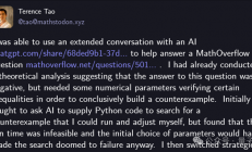 数学大神陶哲轩用GPT-5解决数学难题：只用了29行Python代码
