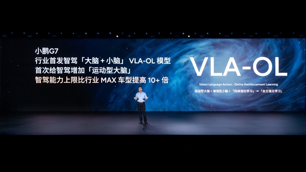 大脑协同小脑!小鹏G7行业首发智能驾驶辅助VLA-OL模型