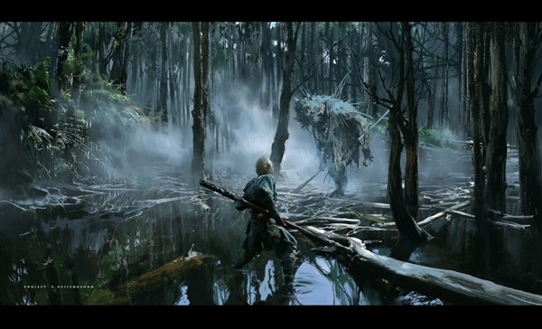 《黑神话:悟空》设计废稿原画 狮驼岭阴森恐怖