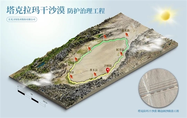 奇迹！宁夏成功完成腾格里沙漠锁边：中国第四大沙漠