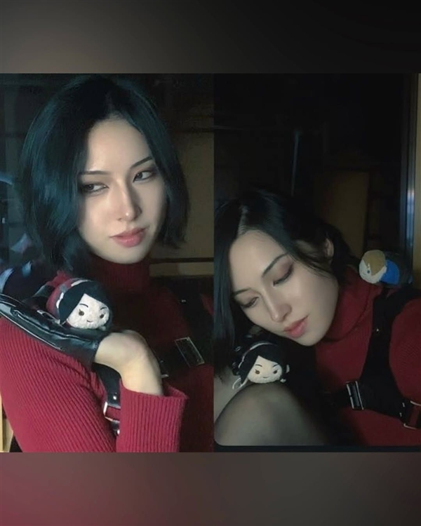 国外美女Cos《生化危机》艾达王 气质身材俱佳