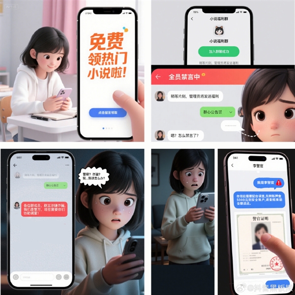 小心骗子暑假对未成年人下手 !抖音提醒:这些免费送是诈骗