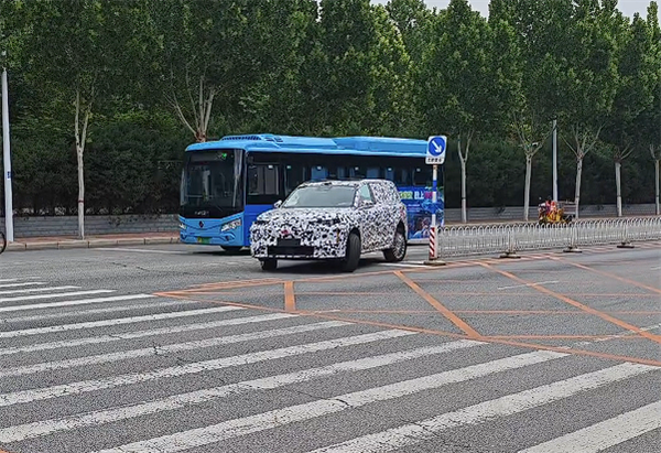 魏牌旗舰全尺寸SUV细节曝光:空悬+后轮转向 掉头丝滑非常