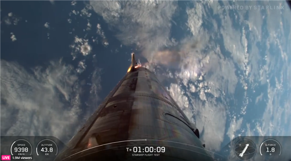 SpaceX星舰第十次试飞成功!二级飞船海上溅落放烟花“庆祝”