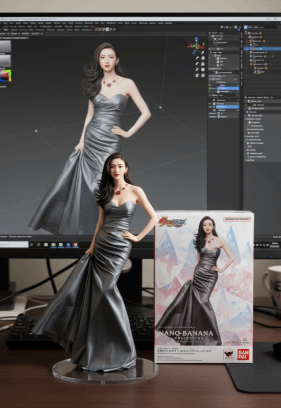 谷歌Nano Banana模型爆火!不知火舞变真人、手办图超逼真