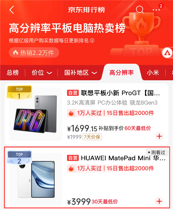 年度爆款小平板！华为MatePad Mini 典藏版正式开售：给高端用户一个新选择