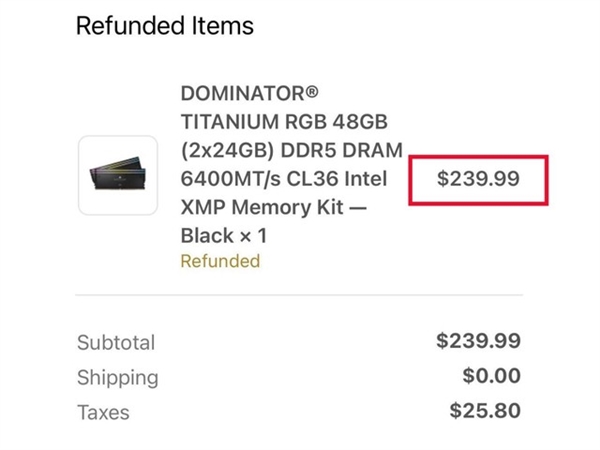 48GB DDR5标价1680元遭疯抢：却被海盗船全部砍单！甩锅系统错误